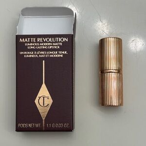 New Charlotte Tilbury matte revolution pillow talk mini lipstick